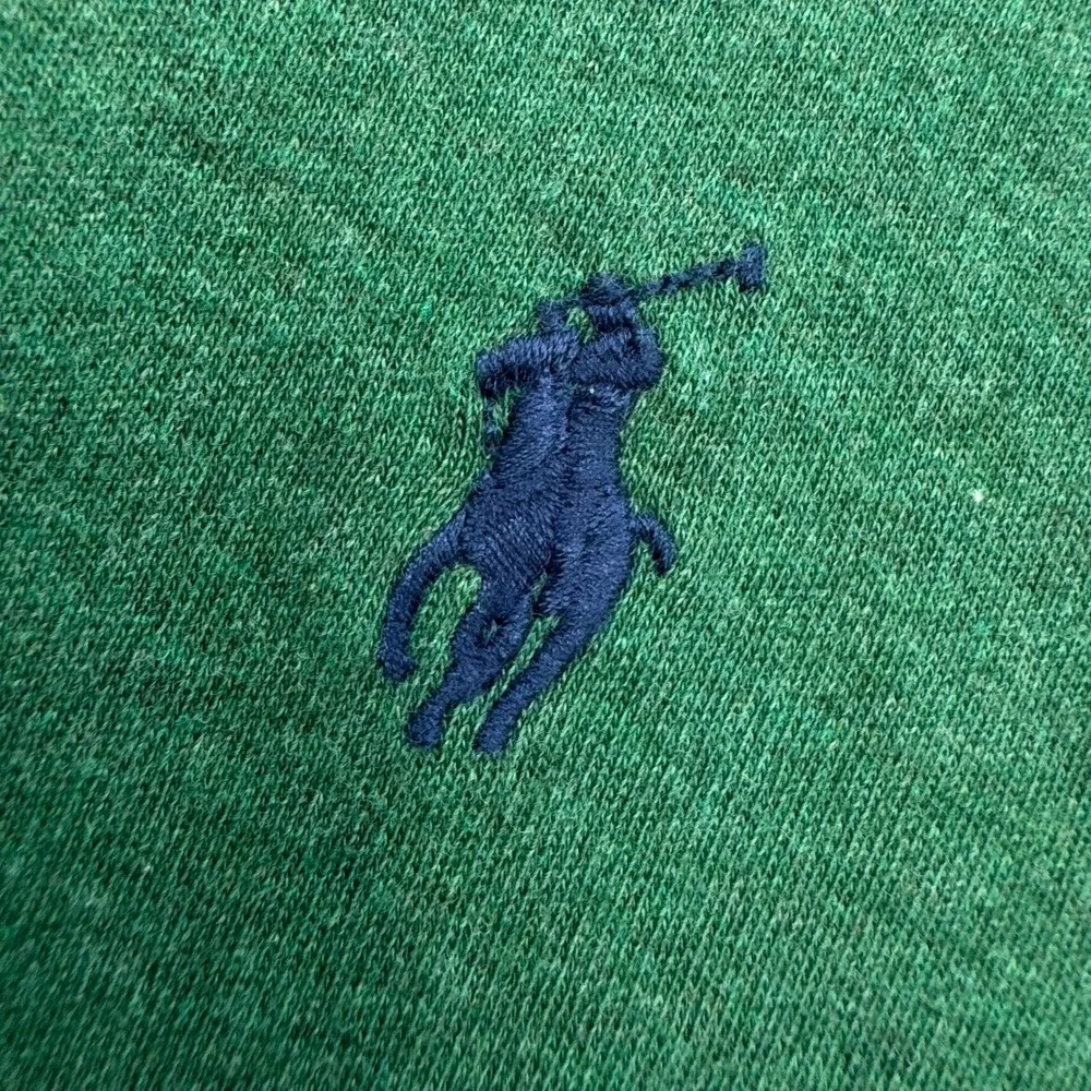 Polo Ralph Lauren Mens XL Green Short Sleeve Cotton Pony Logo Polo Shirt